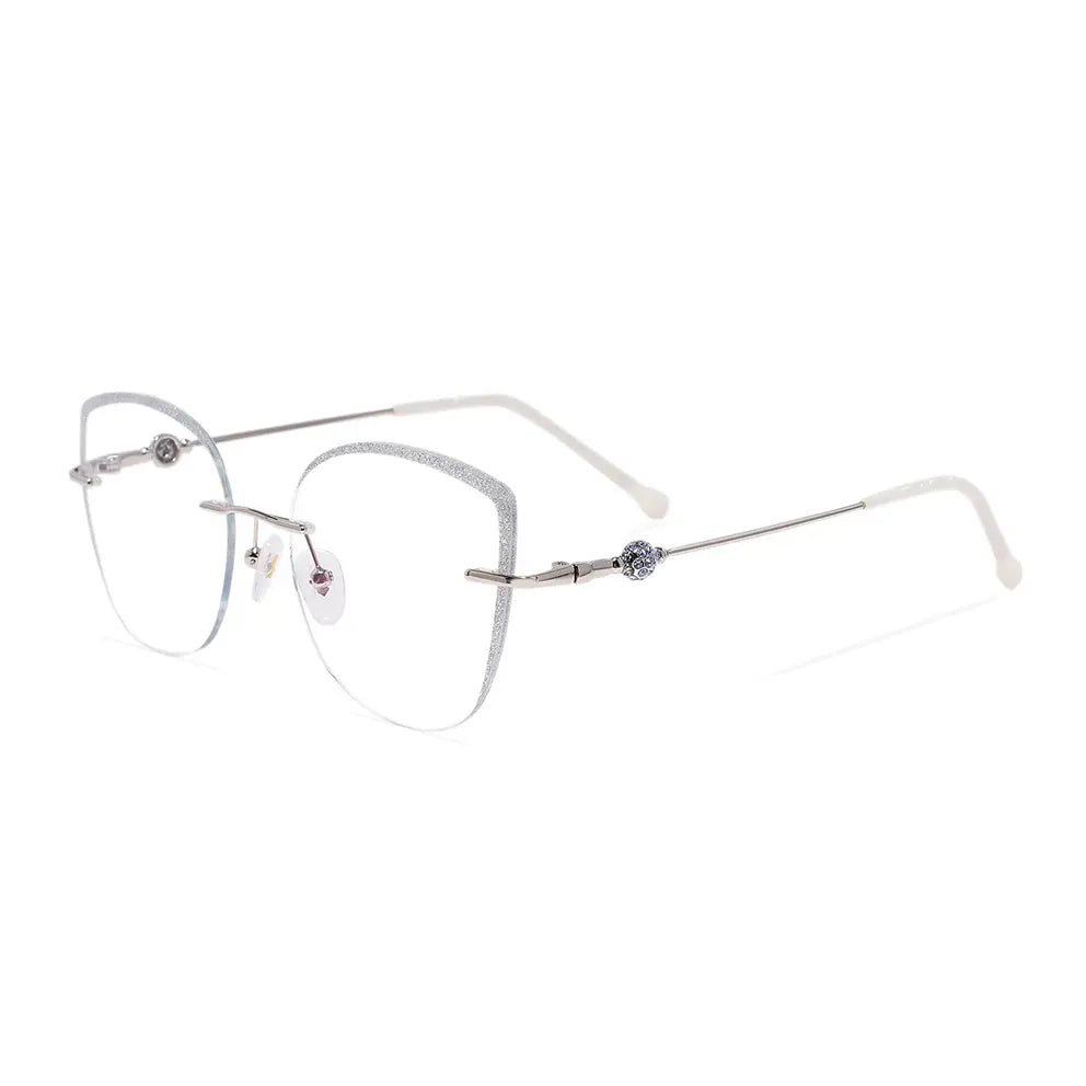 Kary Eyeglasses in Silver