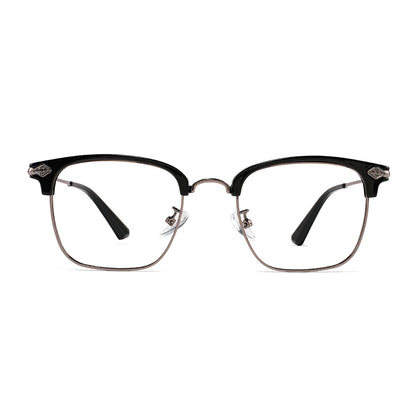 Emeka Eyeglasses in Black & Gun