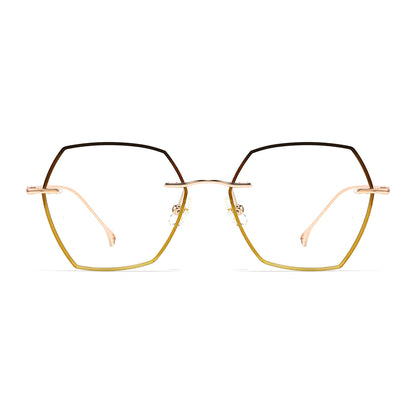 Margaret Eyeglasses in Rose Gold