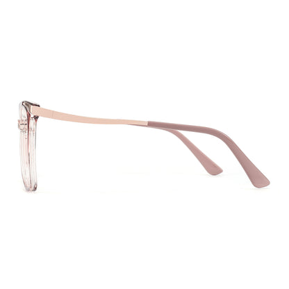 Sine Eyeglasses in Carmine & Champagne