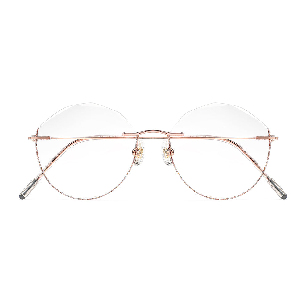 Leanne Eyeglasses in Rose Gold