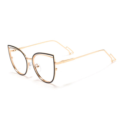 Romy Eyeglasses in Black & Gold