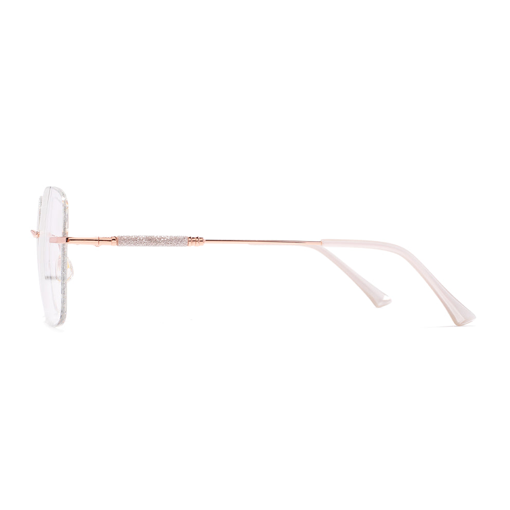 Sparkle Eyeglasses in Rose Gold & Silver