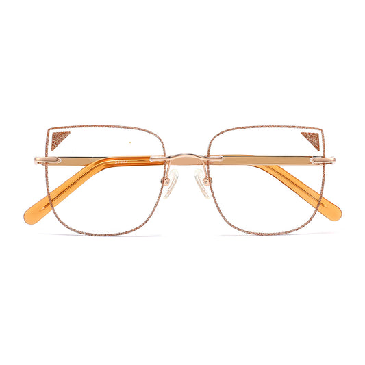 Everly Eyeglasses in Rose Gold & Yellow