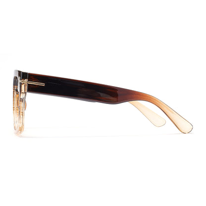 Fang Eyeglasses in Brown & Champagne