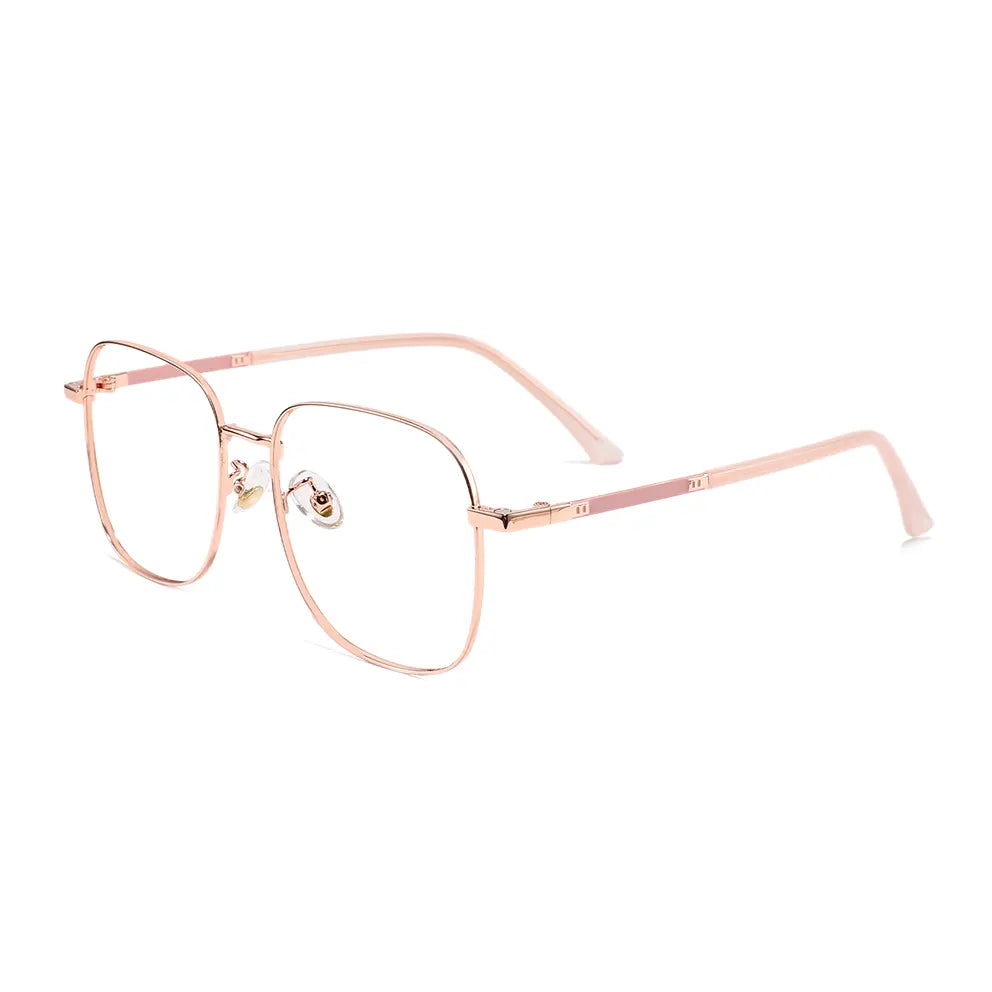 Karine Eyeglasses in Rose Gold & Pink