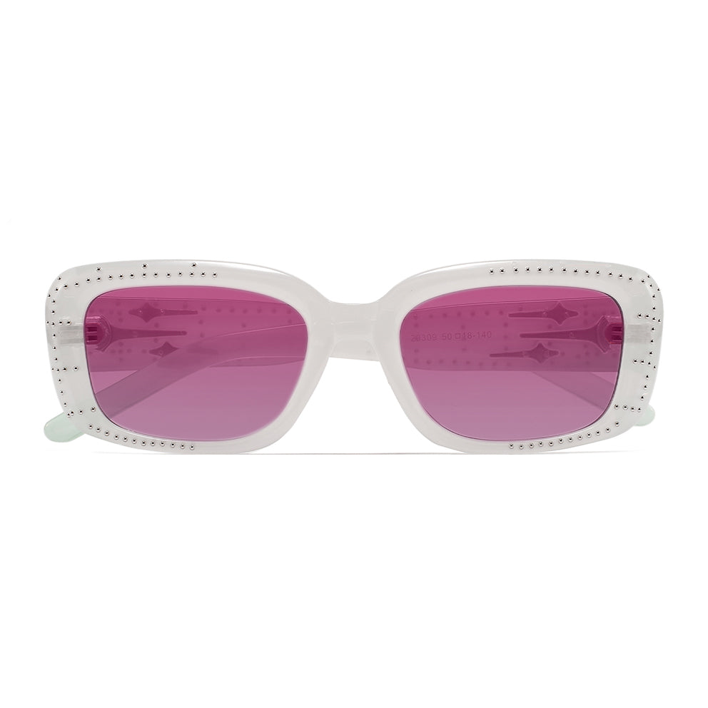 Amina Sunglasses in White