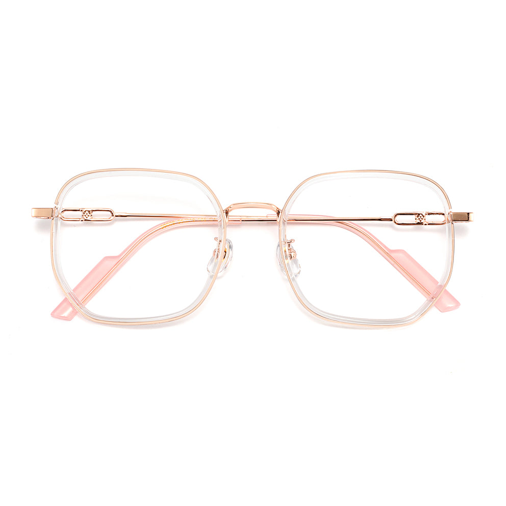 Sookie Eyeglasses in Rose Gold