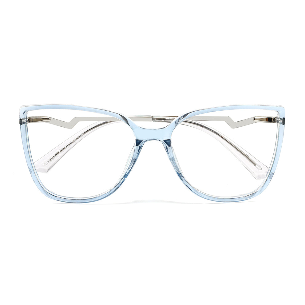 Yedda Eyeglasses in Clear Blue