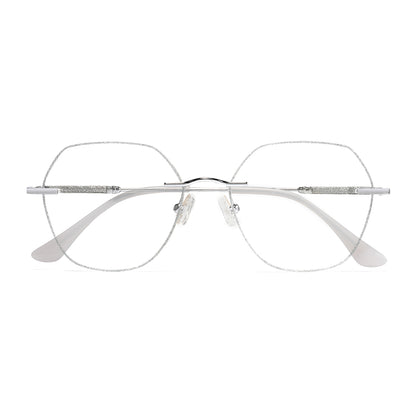 Gem Eyeglasses in Silver